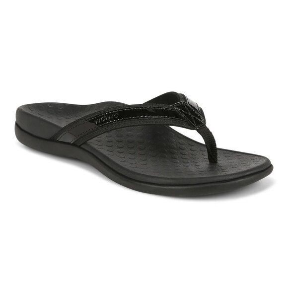 Vionic   Women's   TIDE   II   Toe   Post   Black   Flip   Flop   Sandals - Picture 9 of 12